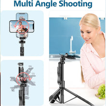 Load image into Gallery viewer, 360° Retractable Tripod Selfie Stick with Remote Control