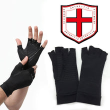 Load image into Gallery viewer, Hirundo Copper Arthritis Compression Gloves, 1 Pair