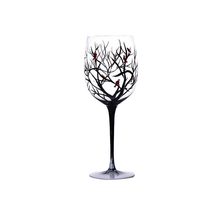 Load image into Gallery viewer, Four Seasons Tree Wine Glasses - Hand Painted Art