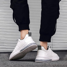 Load image into Gallery viewer, Fashion Men's Sneakers Leather Air Cushion Shoes Tide Rubber Sole