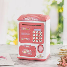 Load image into Gallery viewer, Fingerprint sensor automatic money rolling ATM piggy bank