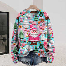 Load image into Gallery viewer, Santa Knit Pullover Sweater
