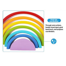 Load image into Gallery viewer, Wooden Rainbow World