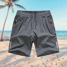 Load image into Gallery viewer, Loose Fit Athletic Shorts with Zipper Pockets