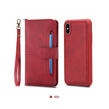 Load image into Gallery viewer, 4 in 1 Deluxe Flip iPhone Case