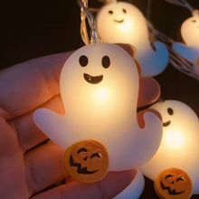 Load image into Gallery viewer, Ghost Pumpkin String Lights