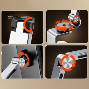 360° roterbart justerbar aluminiumslegering bordstativ
