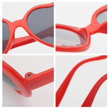 Load image into Gallery viewer, Large Oversized Womens Heart Shaped Sunglasses