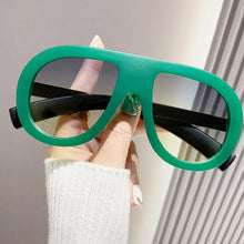 Load image into Gallery viewer, Women's Ombre Oval Tinted Sunglasses