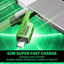 Load image into Gallery viewer, 4 in 1 Charging Cable 65W