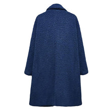 Load image into Gallery viewer, Lapel Teddy Bear Long Overcoat