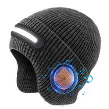 Load image into Gallery viewer, Lighted Bluetooth Music Sports Beanie