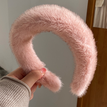 Load image into Gallery viewer, Warm Faux Mink Plush Headband