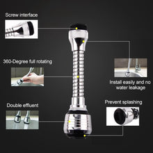 Load image into Gallery viewer, Stainless Steel Flexible Faucet Extension Sprayer