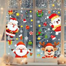 Load image into Gallery viewer, Christmas Static Cling Window Stickers