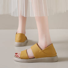 Load image into Gallery viewer, Thick Sole Women&#39;s Stylish Leather Sandals