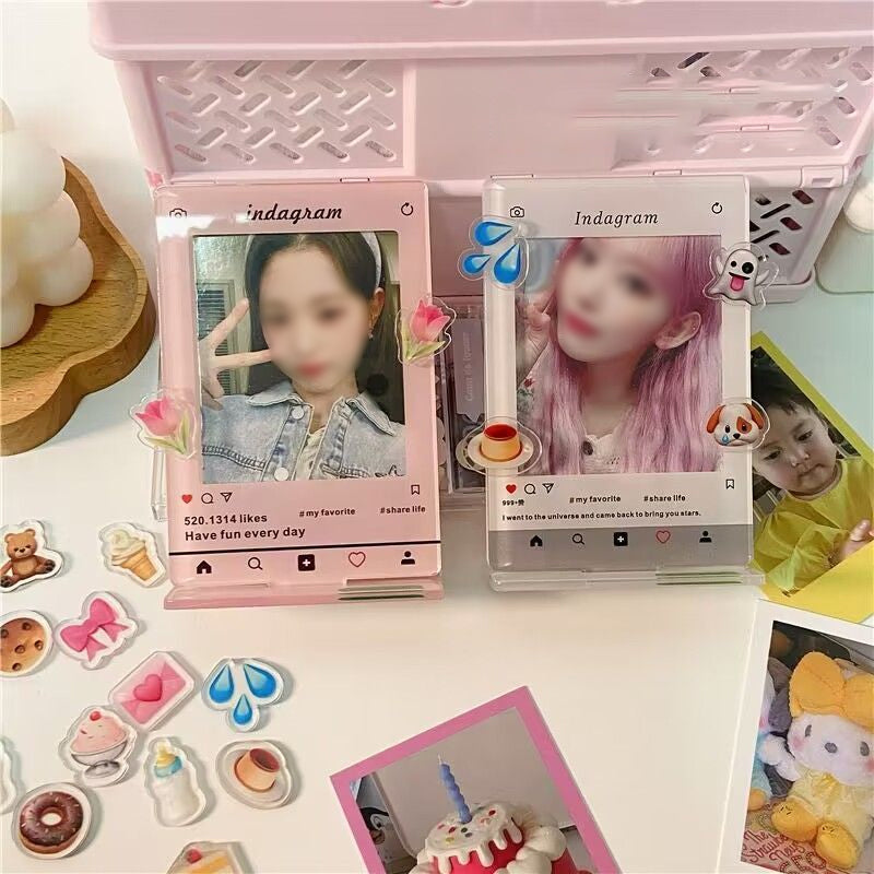 Creative Acrylic Polaroid Photo Display Stand