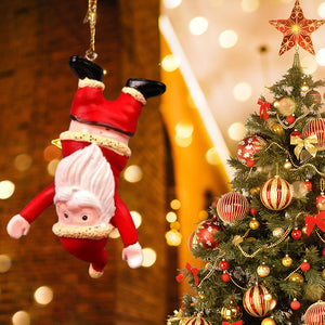 Playful Butt Santa Ornaments