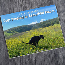 Load image into Gallery viewer, Pre-Sale&gt;&gt;2024 Dogs Pooping in Beautiful Places Calendar