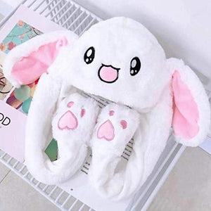 LED Glowing Plushy Rabbit Hat