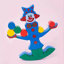 Load image into Gallery viewer, Wooden Clown Balancing Blocks