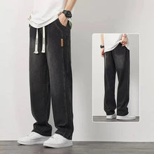 Load image into Gallery viewer, Men&#39;s Loose Straight Jeans