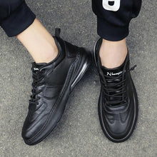 Load image into Gallery viewer, Fashion Men's Sneakers Leather Air Cushion Shoes Tide Rubber Sole