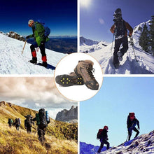 Load image into Gallery viewer, 10 teeth crampons, non-slip shoe cover, 1 pair