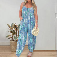 Load image into Gallery viewer, Patchwork Print Loose Jumpsuit