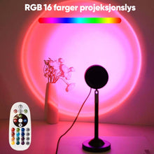 Load image into Gallery viewer, RGB solnedgangsprojeksjonslampe