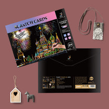 Load image into Gallery viewer, Scratch Art Book For Adults -Colorful City Series