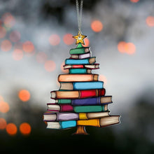 Load image into Gallery viewer, 📚✨Christmas Book Tree Ornament