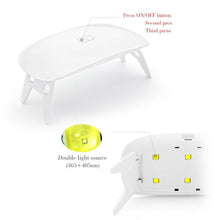 Load image into Gallery viewer, Foldable Mini UV Nail Lamp