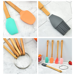 Silicone Spatula With Wooden
