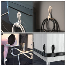 Load image into Gallery viewer, Wall Mounted Punch-free Adhesive Removable Cord Holder Organizer (3 pcs)