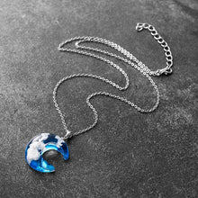 Load image into Gallery viewer, Clouds Of Heaven Resin Necklace
