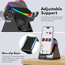 Load image into Gallery viewer, 4-in-1 360° Rotating Bluetooth Speaker Stand