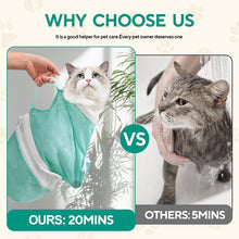 Load image into Gallery viewer, Multi-Functional Cat Grooming &amp; Bathing Mesh Bag