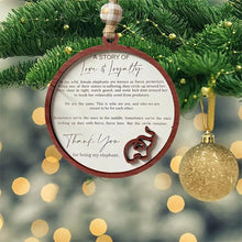 Load image into Gallery viewer, Friendship Elephant Ornament