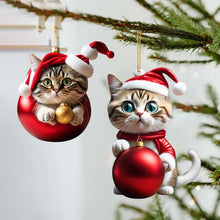 Load image into Gallery viewer, Cute Cat Christmas Decoration