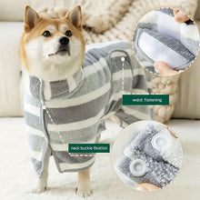 Load image into Gallery viewer, Striped Pattern Pet Bath Towel