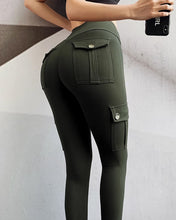 Load image into Gallery viewer, Pocket Design Butt Lifting Active Leggings