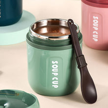 Load image into Gallery viewer, Stainless Steel Thermal Container with Foldable Spoon