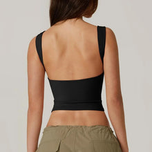 Load image into Gallery viewer, Sexy ermeløs crop-topp for kvinner