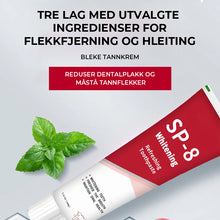 Load image into Gallery viewer, SP-8/SP-10 Probiotisk Whitening Tannkrem for oral helse