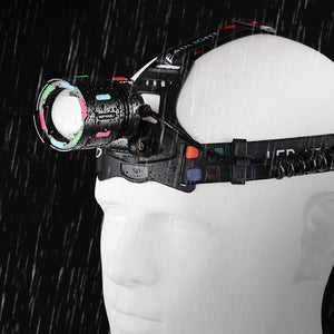 USB Rechargeable Waterproof LED Headlamp