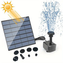 Load image into Gallery viewer, Lotus Shaped Solar Fountain Pond Decorative