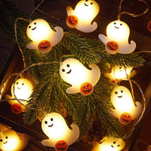 Load image into Gallery viewer, Ghost Pumpkin String Lights