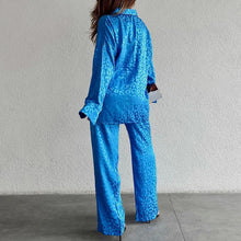 Load image into Gallery viewer, Women&#39;s Leopard Print Two Piece Set