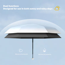 Load image into Gallery viewer, Mini Travel Size Rain Sun Umbrella